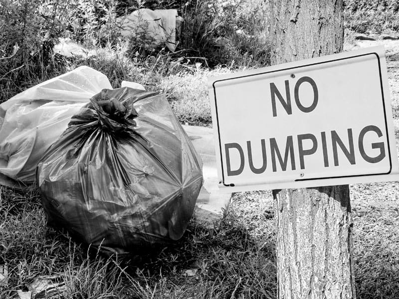 Illegal dumping