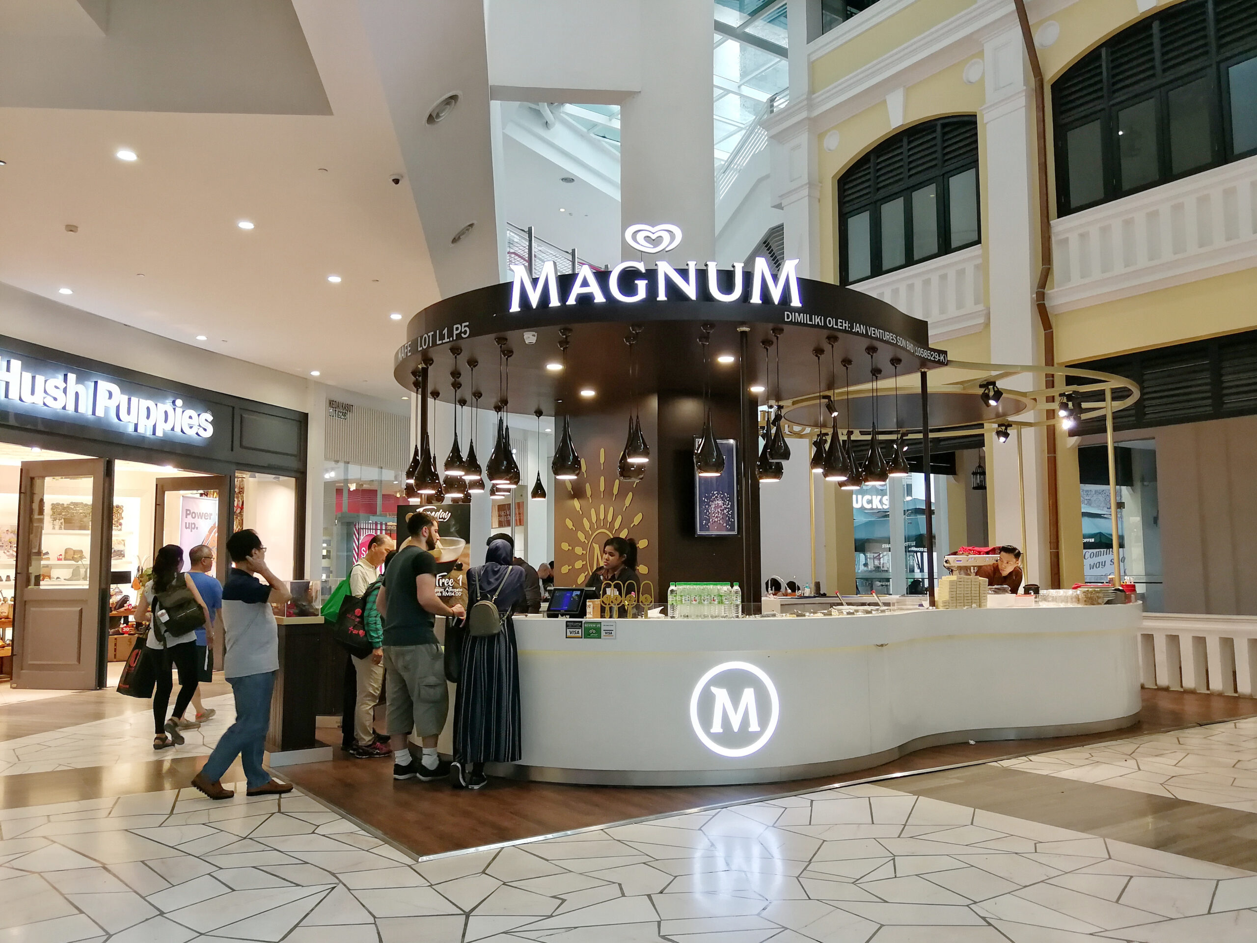 Georgetown Penang Malaysia. July 24, 2018. Luxury Ice Cream Brand
